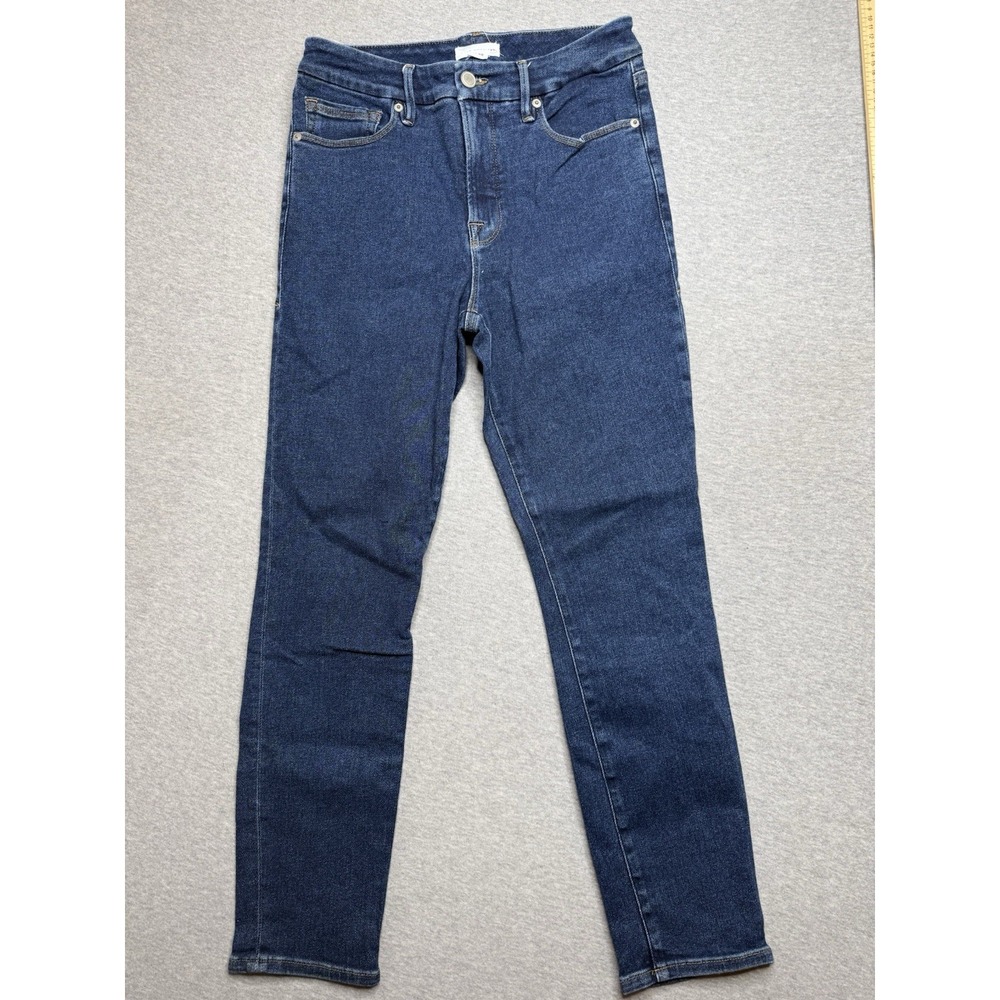 Good American GOOD LEGS CROPPED JEANS GLC941T1 BLUE787 6/28